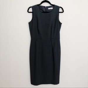 [Calvin Klein] Gray Midi Dress